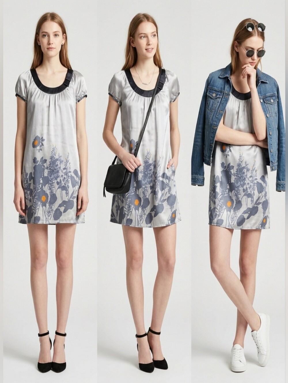 BCBGMaxAzria Floral dress size M